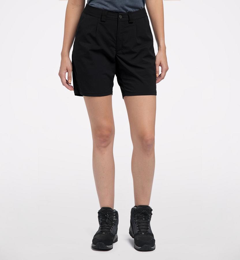 Haglöfs Womens Mid Solid Shorts Black New Zealand 86219QGAY